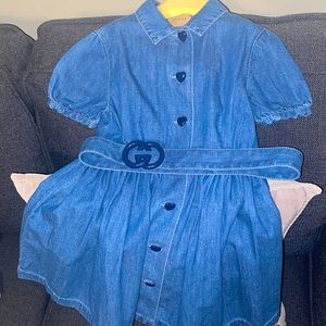 Gucci children denim interlocking G